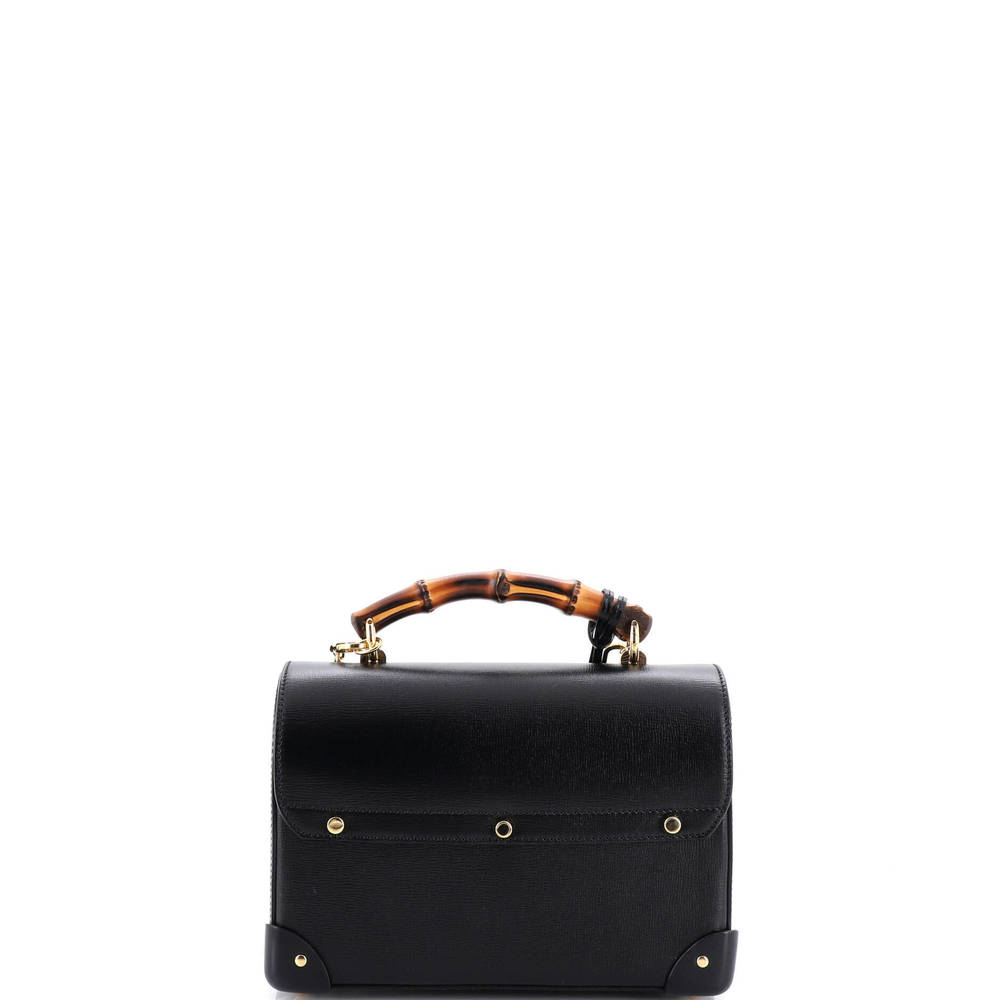 Gucci Small Padlock Bamboo Shoulder Bag Leather - Picture 3 of 5